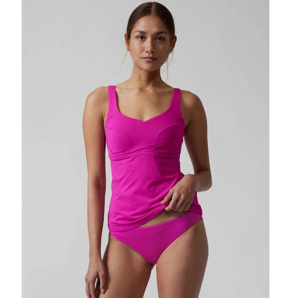 NWT Athleta Bondi Bra Cup Tankini - 36 B/C - electric fuchsia - 36 B/C - Picture 1 of 4